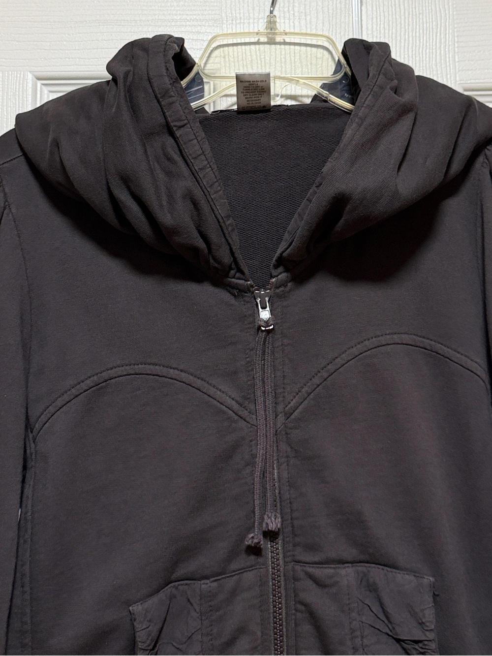 Praire Underground Long Cloak Hoodie Jacket Full Zip - Size Medium - Picture 4 of 8